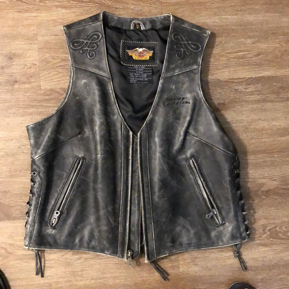 Harley Davidson Leather Vest